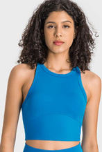 Load image into Gallery viewer, Racerback Cropped Sports Tank