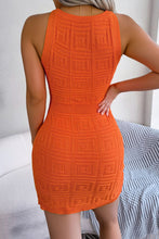 Load image into Gallery viewer, Decorative Button Sleeveless Knit Dress