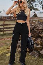 Load image into Gallery viewer, Loose Fit Long Jeans with Pockets