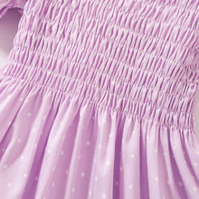 Load image into Gallery viewer, Printed Square Neck Smocked Dress