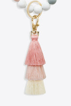 Load image into Gallery viewer, 3-Pack Bead Wristlet Key Chain with Tassel