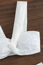 Load image into Gallery viewer, Textured Twisted Detail Bikini Set