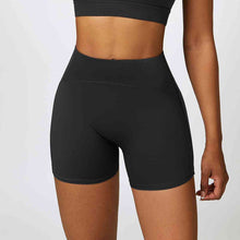 Load image into Gallery viewer, Wide Waistband Slim Fit Sports Shorts