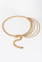 Load image into Gallery viewer, Rhinestone Decor Metal Chain Belt