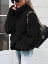 Load image into Gallery viewer, Turtleneck Long Sleeve Sweater