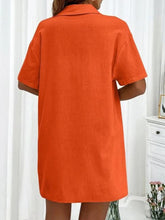 Load image into Gallery viewer, Button Up Shirt and Drawstring Shorts Set