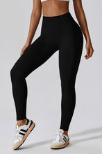 Load image into Gallery viewer, Wide Waistband Slim Fit Long Sports Leggings
