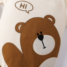 Load image into Gallery viewer, Baby Bear Round Neck Bodysuit and Joggers Set