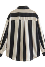 Load image into Gallery viewer, Striped Dropped Shoulder Shirt