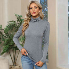 Load image into Gallery viewer, Turtleneck Long Sleeve T-Shirt