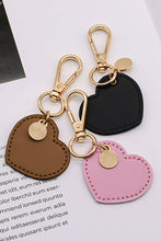 Load image into Gallery viewer, Assorted 4-Pack Heart Shape PU Leather Keychain