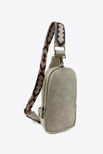 Load image into Gallery viewer, Adjustable Strap PU Leather Sling Bag