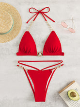 Load image into Gallery viewer, Chain Tied Two-Piece Bikini Set