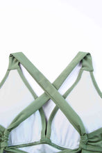 Load image into Gallery viewer, Tie Back Sleeveless Swim Dress and Bottoms Set