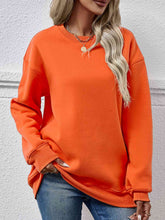 Load image into Gallery viewer, Round Neck Long Sleeve Sweatshirt