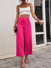 Load image into Gallery viewer, High Waist Slit Wide Leg Pants