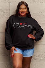 Load image into Gallery viewer, Simply Love Full Size CHRISTMAS Long Sleeve Sweatshirt