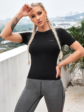 Load image into Gallery viewer, Round Neck Short Sleeve Active Top