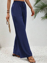 Load image into Gallery viewer, Wide Leg Drawstring Pants