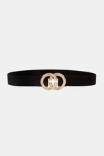 Load image into Gallery viewer, Double Hoop Buckle Elastic Belt