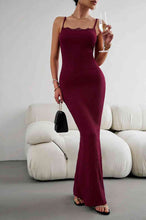 Load image into Gallery viewer, Spaghetti Strap Maxi Fishtail Dress