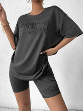 Load image into Gallery viewer, BROOKLYN NYC Graphic Top and Shorts Set