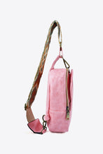 Load image into Gallery viewer, Adjustable Strap PU Leather Sling Bag
