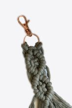 Load image into Gallery viewer, Assorted 4-Pack Macrame Fringe Keychain