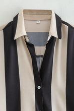 Load image into Gallery viewer, Striped Dropped Shoulder Shirt