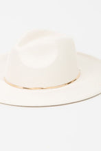 Load image into Gallery viewer, Fame Slice of Chic Herringbone Chain Fedora