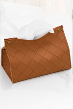 Load image into Gallery viewer, 2-Pack Woven PU Tissue Box Covers