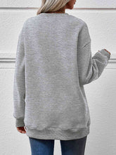Load image into Gallery viewer, Round Neck Long Sleeve Sweatshirt