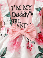 Load image into Gallery viewer, Baby Girl Round Neck Long Sleeve Top and Printed Dress Set