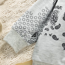 Load image into Gallery viewer, Boys Paisley Print Sweatshirt and Joggers Set