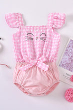 Load image into Gallery viewer, Baby Plaid Cat Graphic Bodysuit