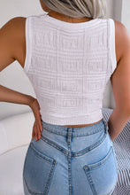 Load image into Gallery viewer, Cutout Sleeveless Knit Top