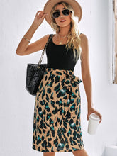 Load image into Gallery viewer, Printed Scoop Neck Sleeveless Dress