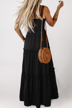 Load image into Gallery viewer, Smocked Sleeveless Square Neck Tiered Dress