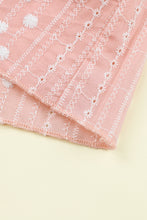 Load image into Gallery viewer, Embroidered Tassel Flounce Sleeve Babydoll Blouse