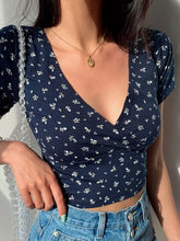 Load image into Gallery viewer, BITTERSWEET Floral Crop Top