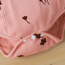 Load image into Gallery viewer, Bow Headband, Ruffled Printed Bodysuit and Pants Set