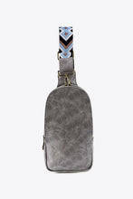 Load image into Gallery viewer, Adjustable Strap PU Leather Sling Bag