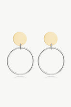 Load image into Gallery viewer, Gold-Plated Stainless Steel Drop Earrings