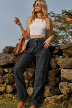 Load image into Gallery viewer, Loose Fit Long Jeans with Pockets
