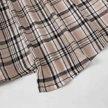 Load image into Gallery viewer, Baby Girl Plaid Round Neck Asymmetrical Dress