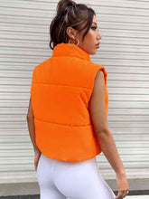 Load image into Gallery viewer, Zip-Up Puffer Vest