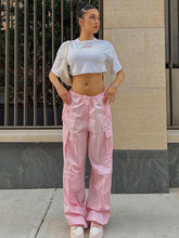 Load image into Gallery viewer, Drawstring Waist Cargo Pants