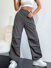 Load image into Gallery viewer, High Waist Cargo Pants
