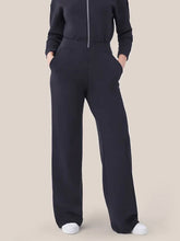 Load image into Gallery viewer, Zip Up Long Sleeve Jumpsuit with Pockets