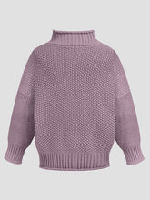 Load image into Gallery viewer, Turtleneck Long Sleeve Sweater